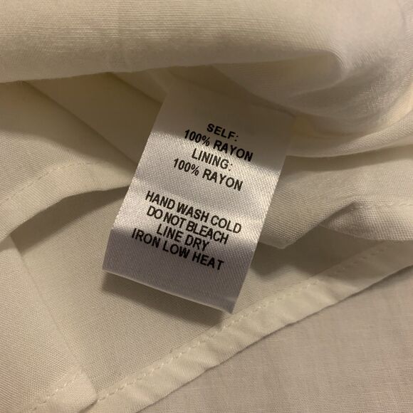 Lulus Daisy Petal Pickin Babydoll Mini Dress Women Small Ivory Fairy Embroidered - Picture 14 of 15